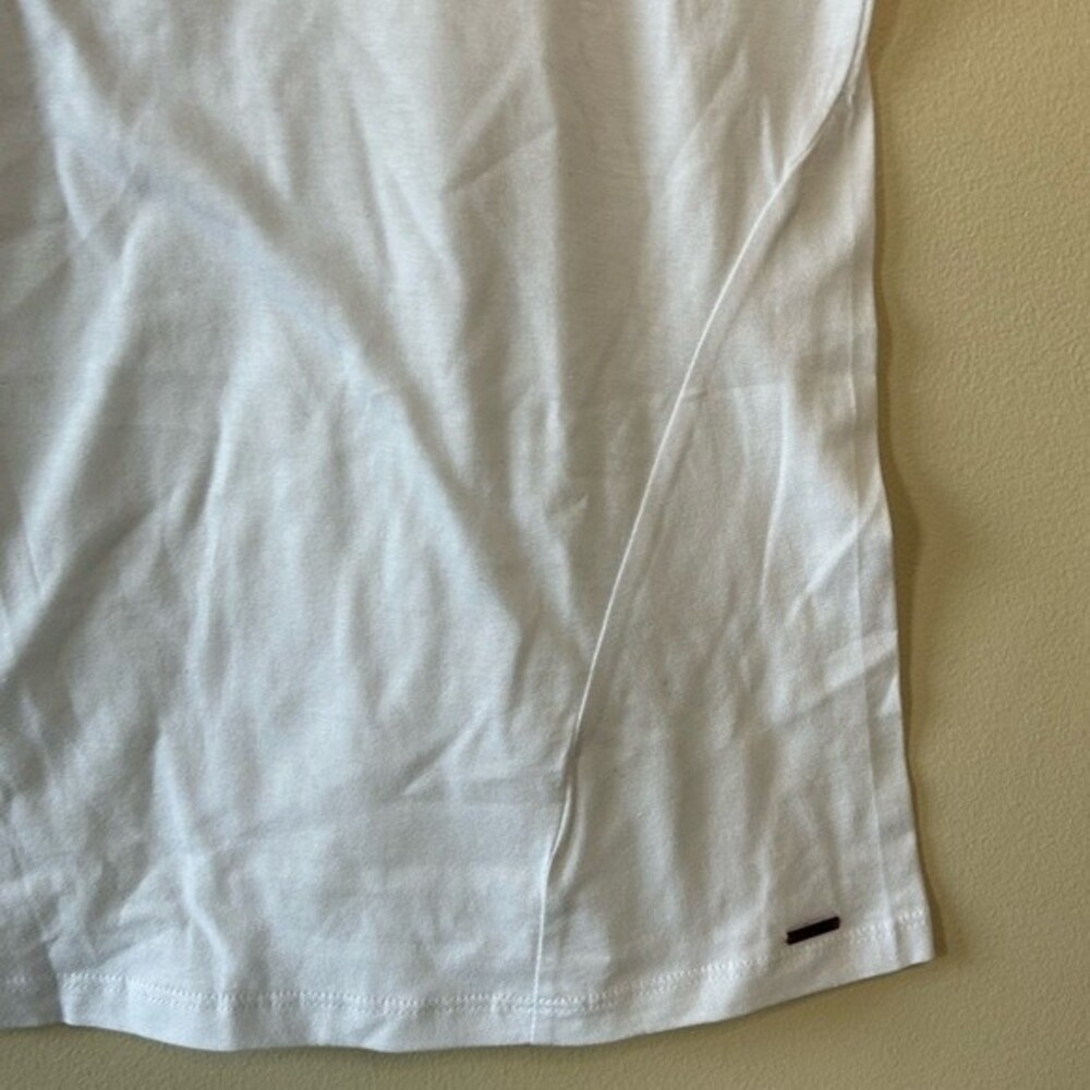 n:Philanthropy Classic White Distressed Tee Shirt Size XS - Picture 5 of 7